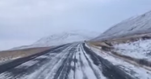 【絶対死んだ！】雪道での事故がどれだけ恐ろしいかよく分かる動画・・・